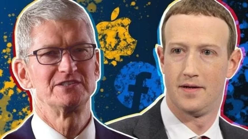 „Apple“ prieš „Facebook“: kodėl dvi tarpusavyje nekonkuruojančios kompanijos iškasė karo kirvį?