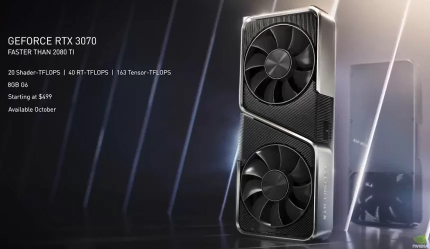 Aiškėja kiek Europoje kainuos „GeForce RTX 3070“ vaizdo plokštės: už galingiausią modelį teks paploti ir 680€