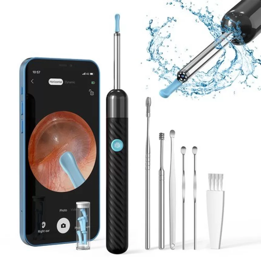 SUNUO X6 Smart Visual Ear Cleaner Earwax Removal Black