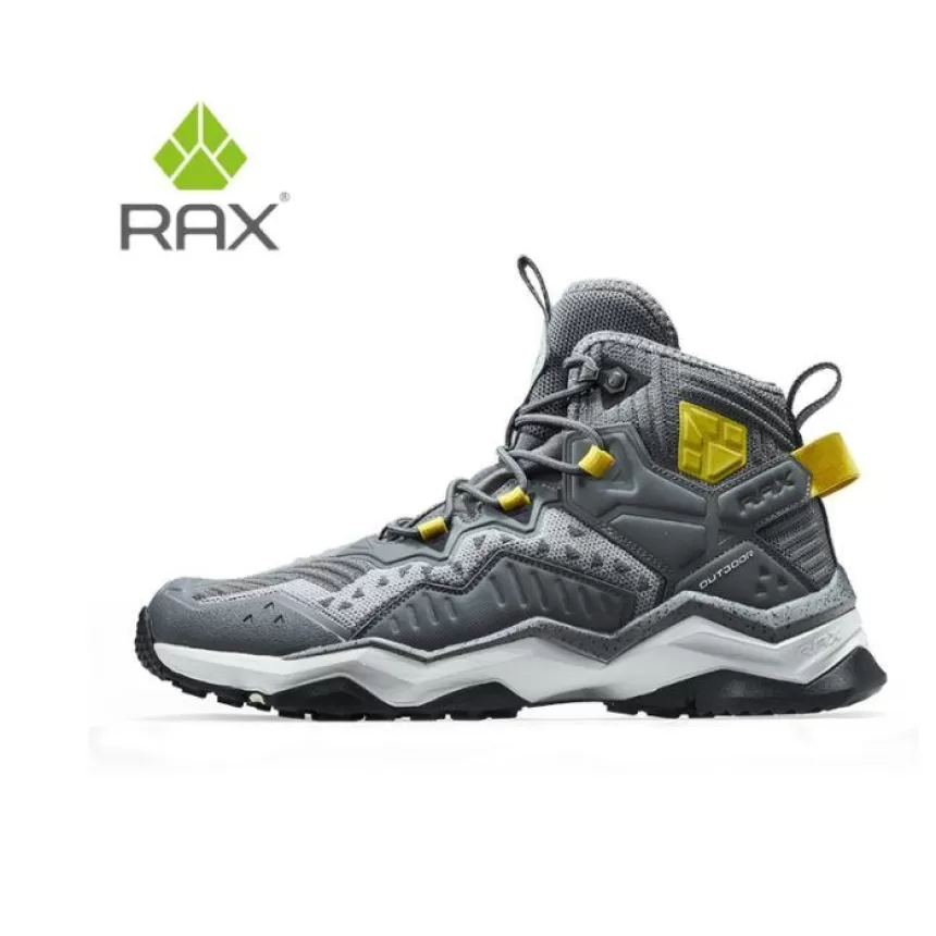 Rax hiking shoes, men's waterproof shoes, high-top non-slip hiking shoes, women's warm hiking boots, lightweight travel outdoor shoes