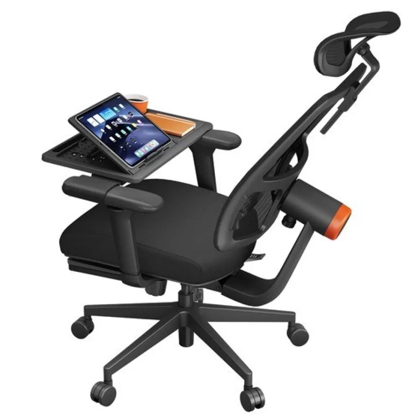 NEWTRAL MagicH-BP Ergonomic Chair with Footrest Black | Europe