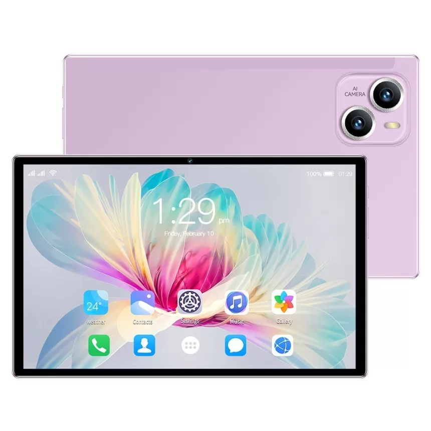 10.1 inch Tablet 6GB+128GB 1960*1080 High-Clear Android13 4G Calling 10-Core MT6797 Processor 128GB Expandable Memory