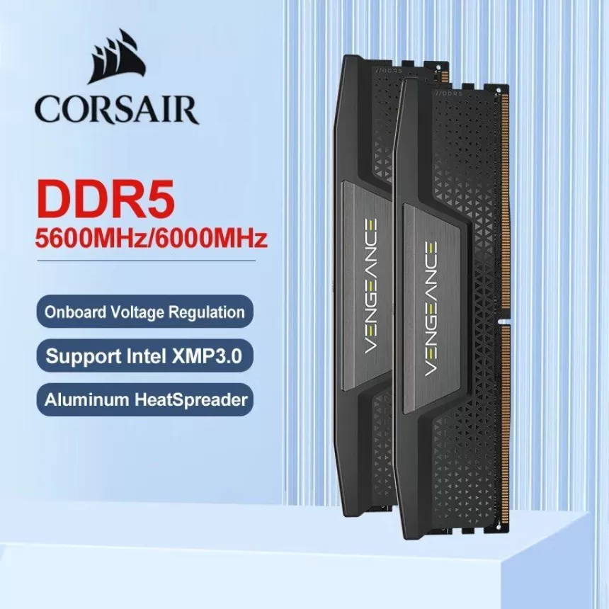 CORSAIR VENGEANCE DDR5 RAM 16GB 5600MHz 6000MHz 6400MHz Intel XMP ICUE Compatible Computer Memory - Black