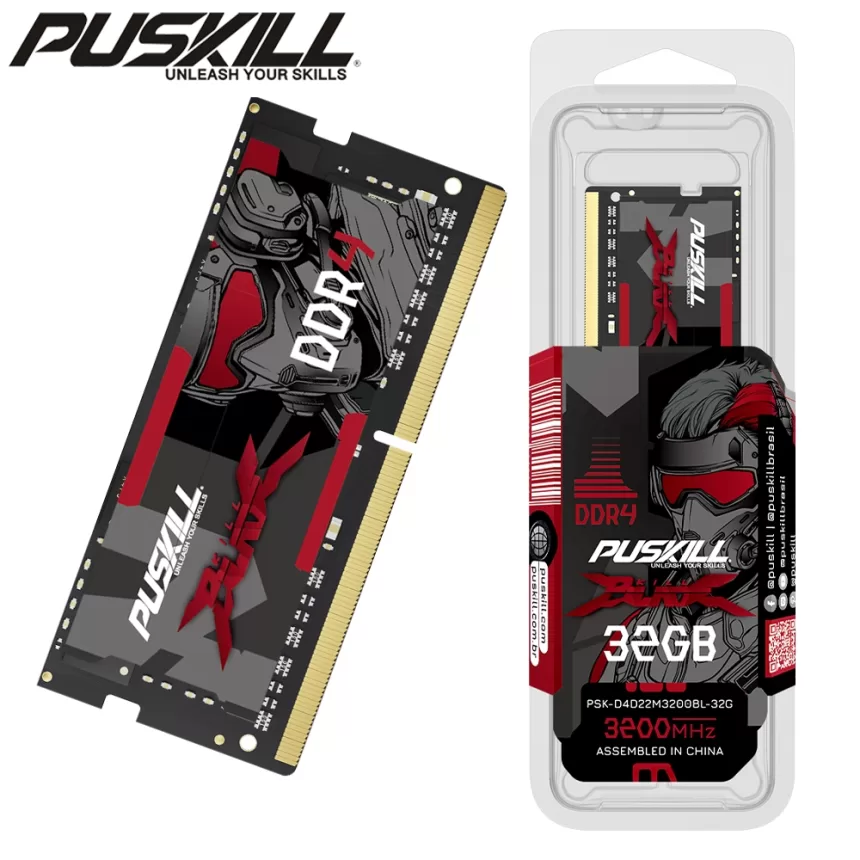 PUSKILL Killblade Memória Notebook Ddr4 32gb 16gb 8gb 1.2V 3200mhz 2666mhz 260-PIN SODIMM Memoria RAM Laptop Memory