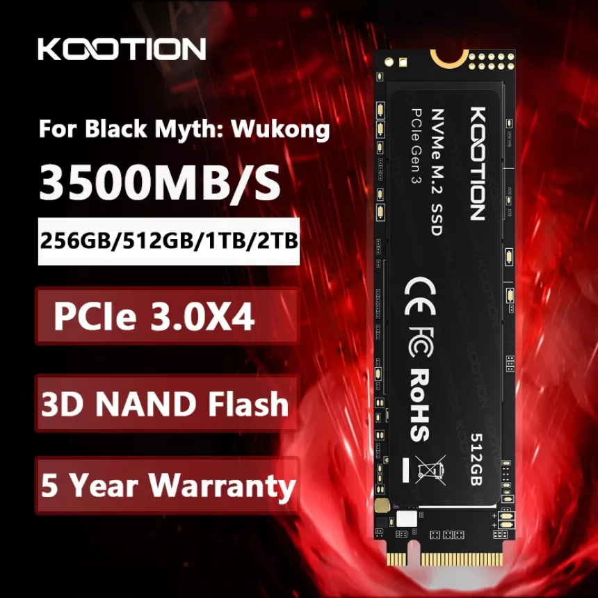 KOOTION X15 M.2 SSD 256GB 512GB 1TB SSD Solid State Drive M2 SSD M.2 NVMe PCIe Internal Hard Disk For Laptop Desktop MSI Dell HP