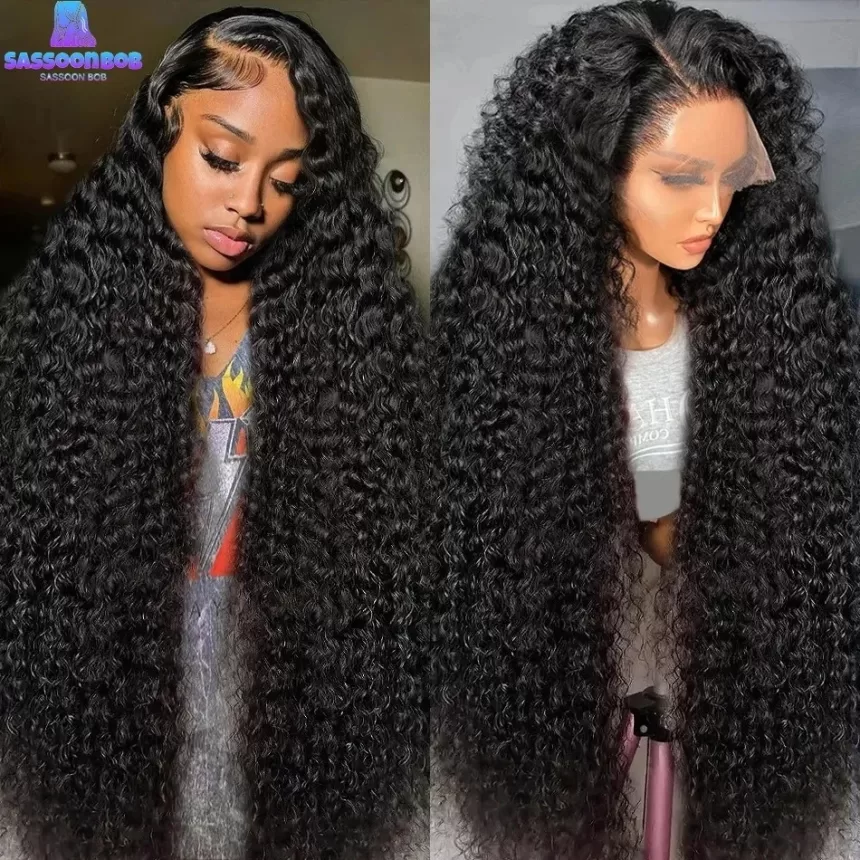 40 Inch Deep Wave Wigs Human Hair 13x4 13x6 Hd Lace Frontal Wigs Water Wave Lace Closure Wig Remy Brazilian Curly Wigs For Women