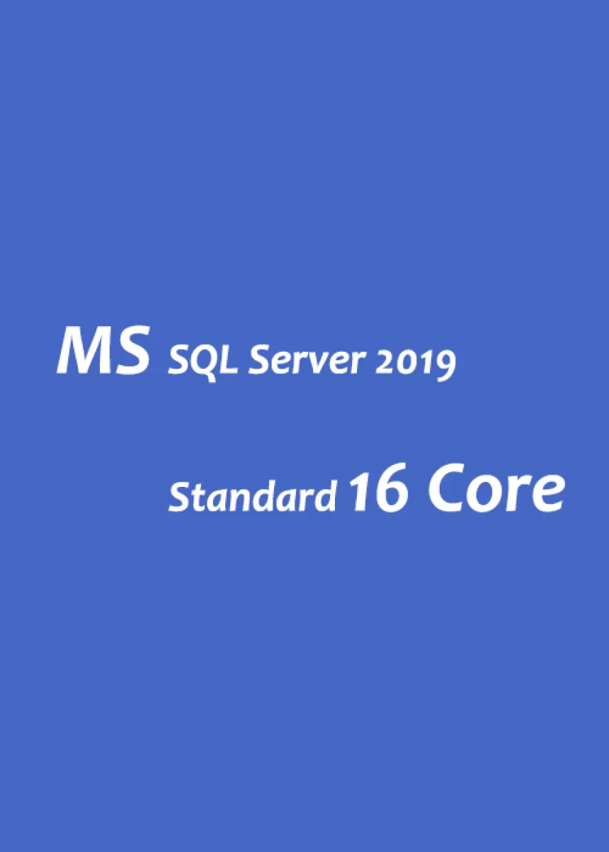 MS SQL Server 2019 Standard 16 Core Key Global