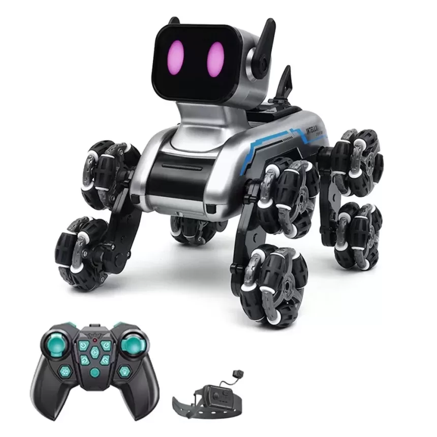 2.4GHz Robot Toy Remote Control Gesture Sensor Stunt Car Toy with LED Light Music