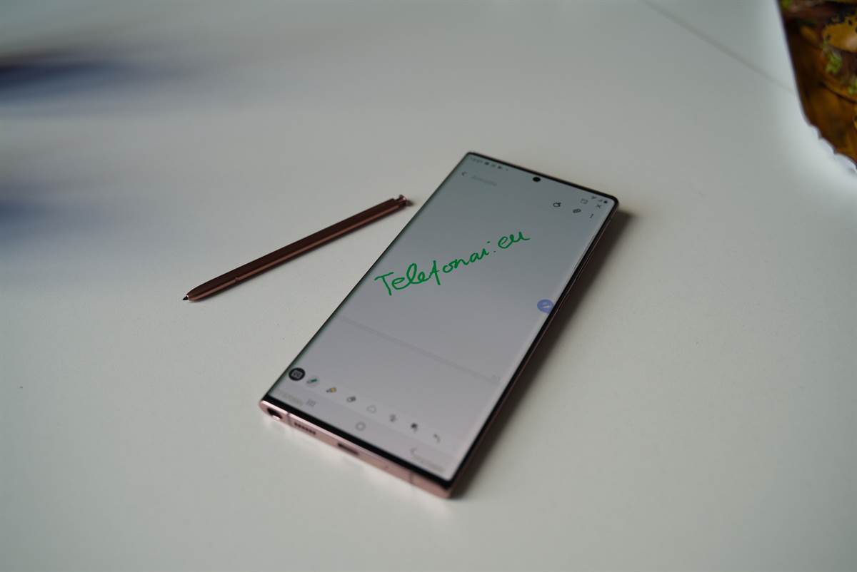 Išbandėme „Samsung Galaxy Note20” serijos telefonus: pirmi įspūdžiai