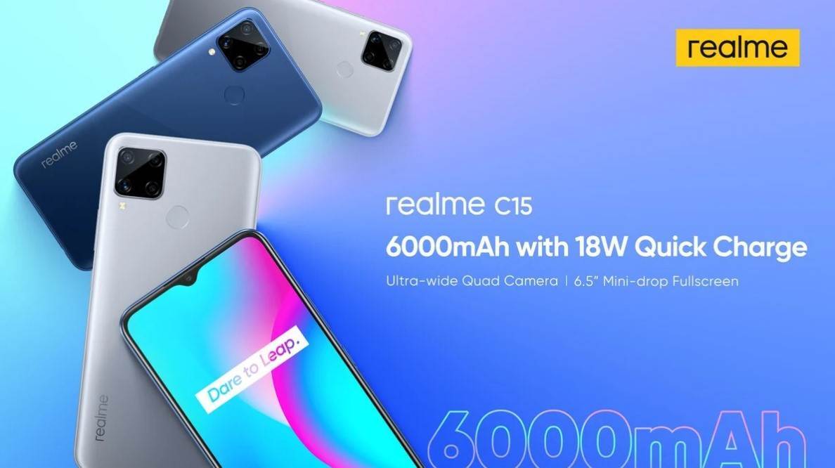 „Realme“ turi pigią naujieną: pristatytas „Realme C15“ telefonas su itin talpia baterija