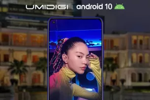„Umidigi F2“ – pirmas „Android 10“ telefonas su ekrano skyle kamerai