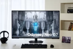 „Samsung“ pristatė naują „Odyssey“ linijos monitorių: naujojo „Neo G7“ modelio privalumus pastebės ne tik žaidimų mėgėjai