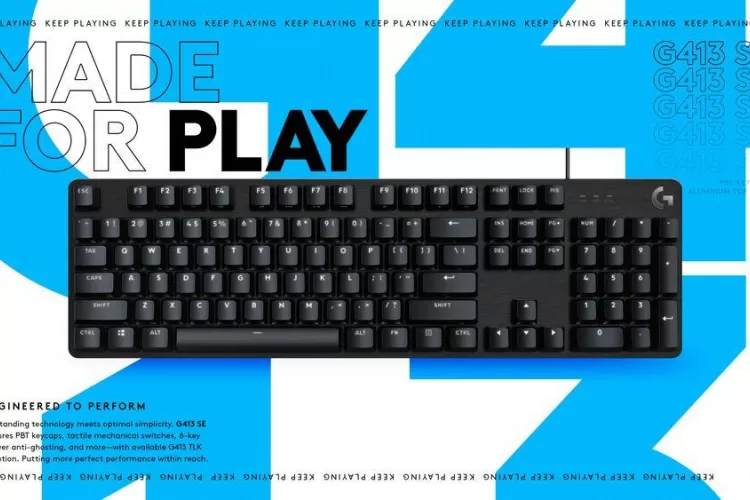 „Logitech G“ pristato viso dydžio ir TKL versijų G413 SE mechaninę žaidimų klaviatūrą