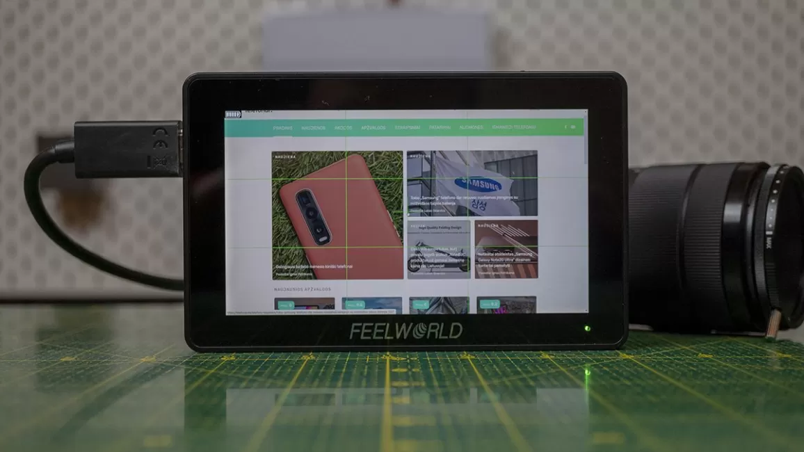 „Feelworld F6 Plus“ kameros monitoriaus apžvalga: dėmesio verta opcija tiems, kurie ieško pigaus sprendimo