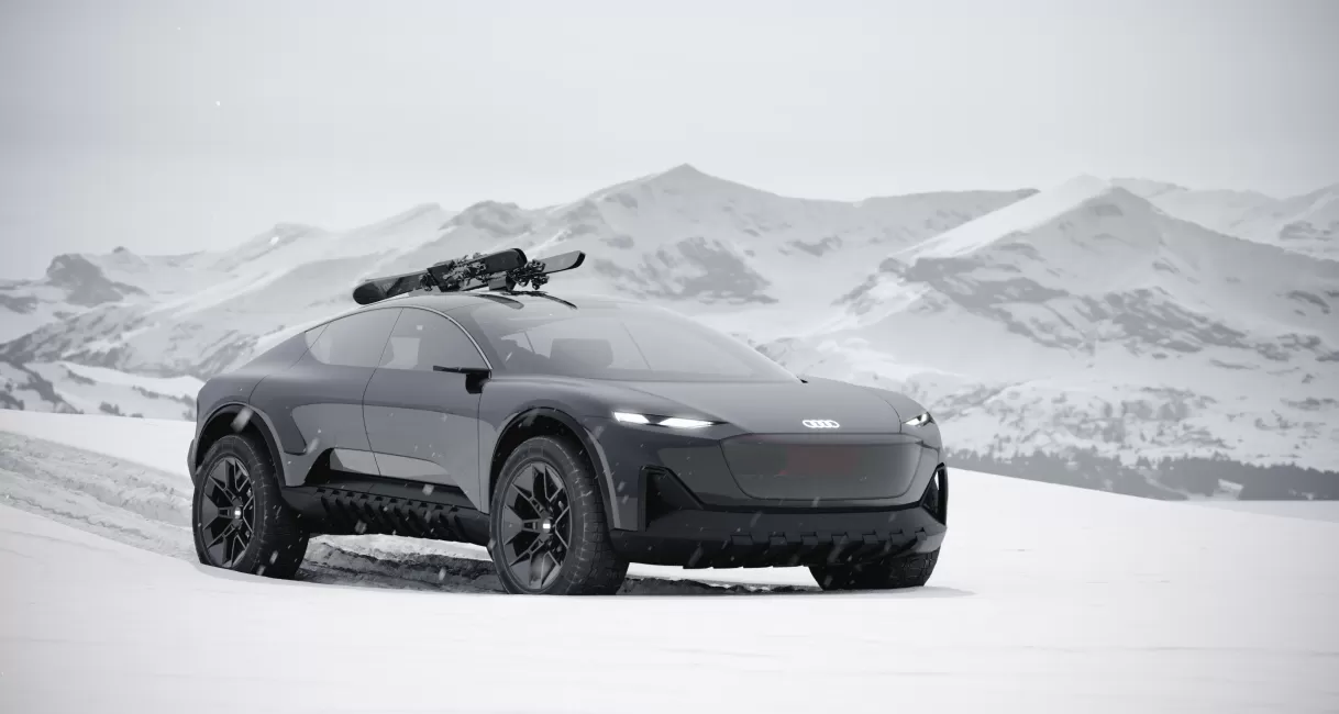 Kosminis laivas tiesiai iš ateities: „Audi“ pristatė ketvirtos kartos futuristinį automobilį