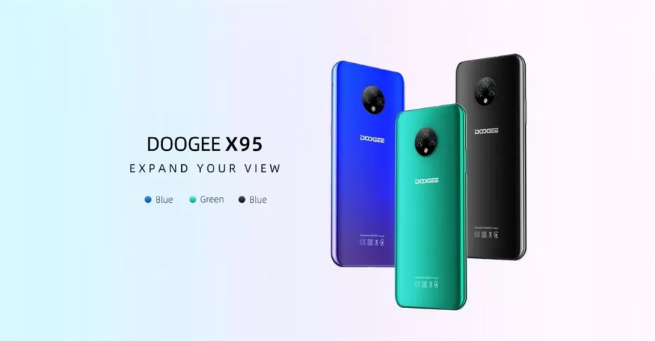 Įsigykite „Doogee X95”: 6,52 colio ekranas, 4350mAh baterija, Android 10 ir vos 65 eurų kaina