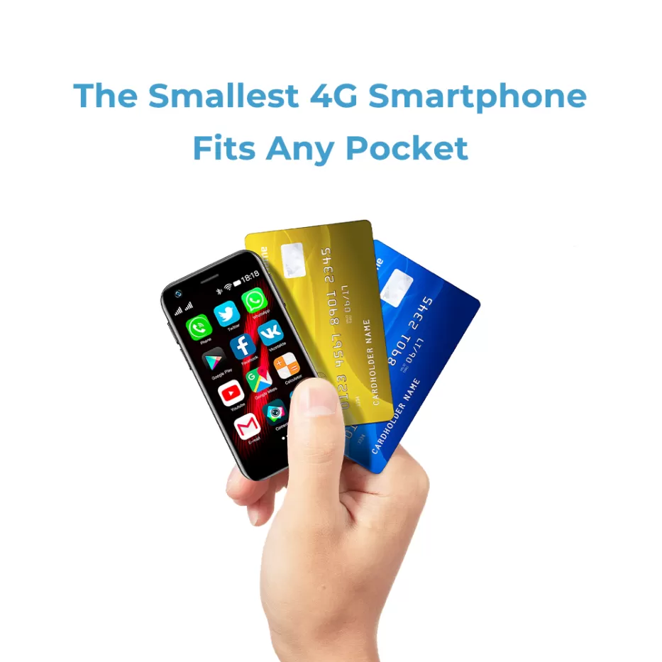Kai kišenė tarsi vandenynas: pristatytas pats mažiausias 4G telefonas pasaulyje