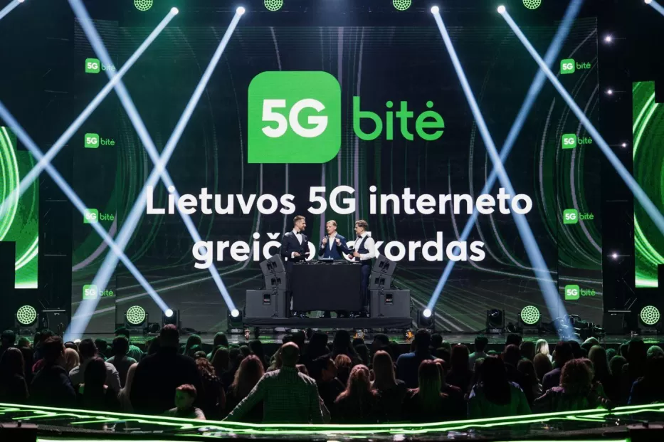 Pasiektas Lietuvos 5G interneto greičio rekordas: net 16 kartų viršija vidutinį interneto greitį