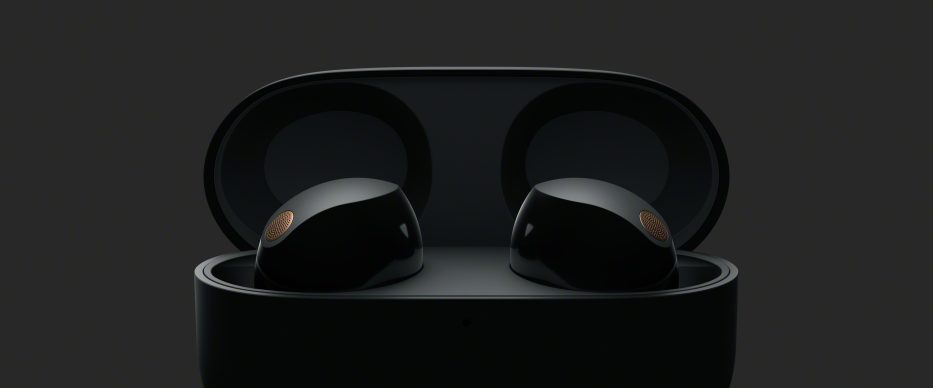 „Sony“ pristato naujas kompaktiškas belaides ausines su triukšmo slopinimo funkcija „WF-1000XM5“