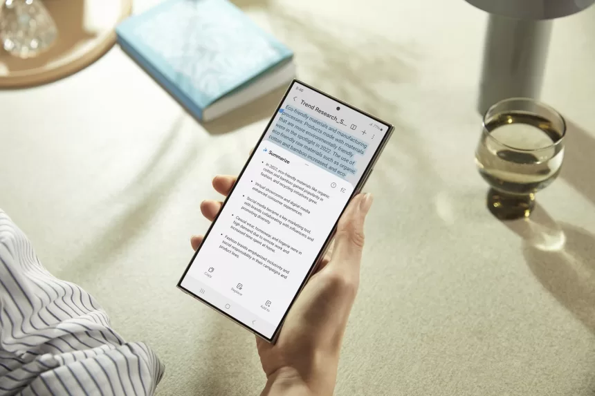 Rinką sudrebino „Samsung Galaxy S24“ pristatymas: kompanija techninius parametrus iškeitė į dirbtinį intelektą