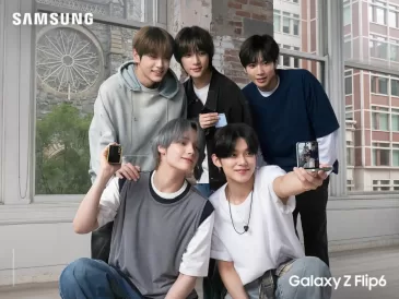 „Samsung“ bendradarbiaus su vaikinų grupe TXT bei pristato oficialų „Galaxy“ serijos himną, išgirskite jį patys