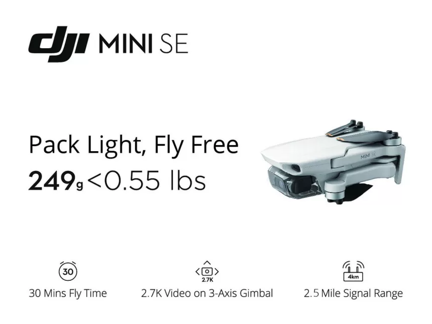 DJI gali nustebinti nauju produktu: netrukus pasirodys itin pigus „Mini SE“ dronas