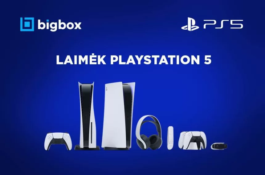 Nekantraujate įsigyti „PlayStation 5“? Dabar puiki galimybė laimėti PS5 iš BIGBOX.LT, registruokis jau dabar!