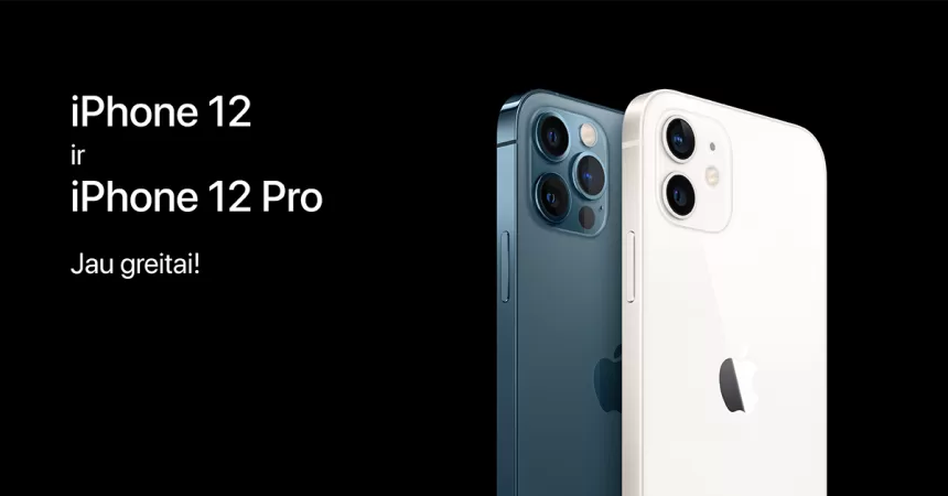 „Tele2“ jau galima užsisakyti „iPhone 12“ ir „iPhone 12 Pro“
