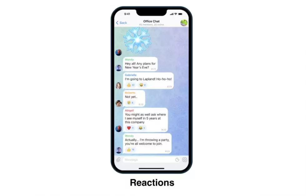 Telegram-Reactions