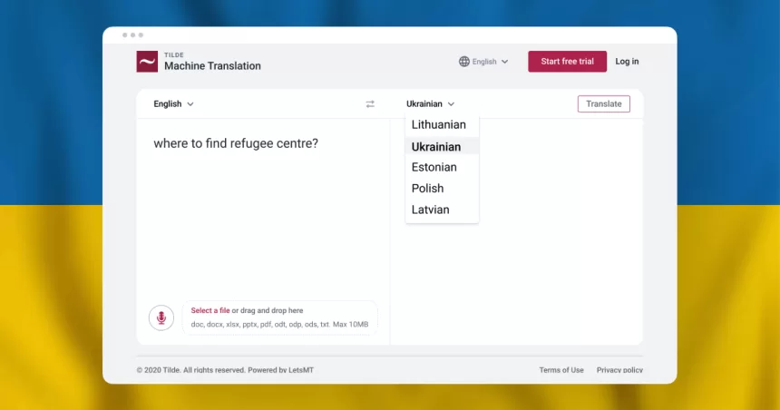 „Tilde“ sukūrė mašininio vertimo sistemas, padėsiančias pabėgėliams iš Ukrainos integruotis Lietuvoje