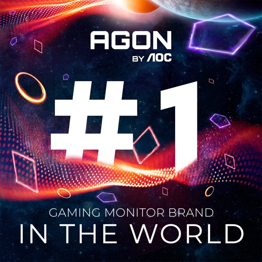 „AGON by AOC“ užsitikrino pirmąją vietą tarp geriausių žaidimų monitorių prekės ženklų pasaulyje