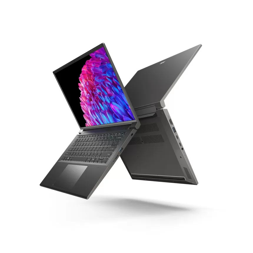 Pristatytas atnaujintas „Acer Swift X 14“ serijos nešiojamas kompiuteris: galingesni procesoriai ir vaizdo plokštės, OLED ekranas ir aukštos raiškos internetinė kamera