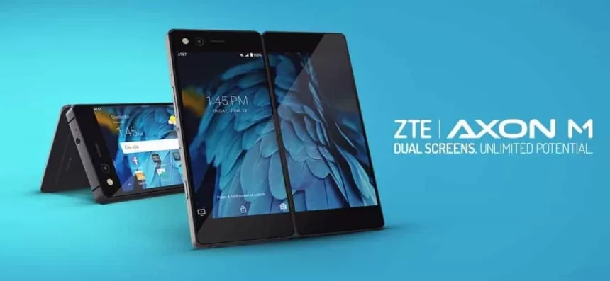 „ZTE“ planuoja kurti antros kartos „ZTE Axon M“ išmanųjį telefoną su dviem ekranais