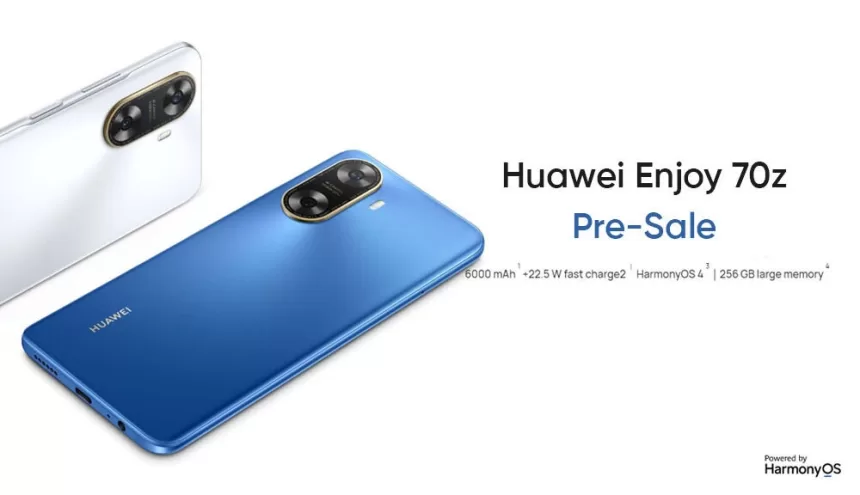 „Huawei“ pristatė naująjį „Enjoy 70z“ telefono modelį: už mažiau nei 170 eurų pasiūlys stilingą įrenginį su itin talpia baterija