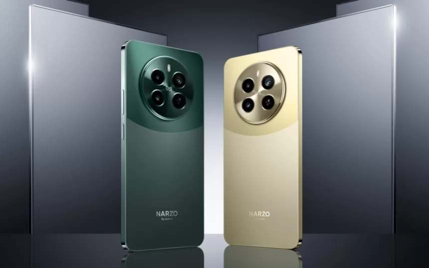 „Realme“ pristato išskirtinėmis savybėmis aprūpintą „Narzo 70 Pro 5G“ telefoną: stilingas dizainas, greitas įkrovimas, puiki pagrindinė kamera ir daugeliui dar neregėta savybė