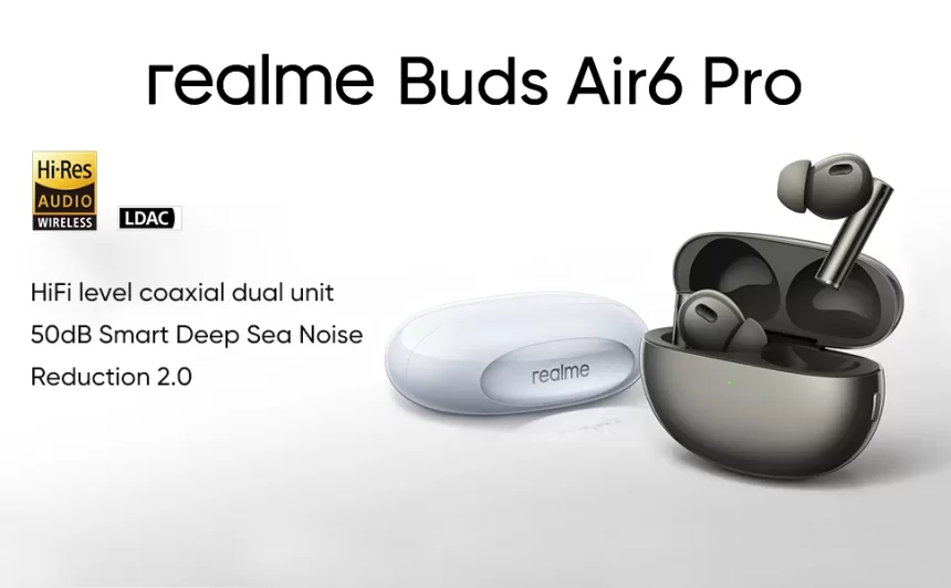 Aukščiausios klasės „Realme Buds Air6 Pro“ dabar kainuoja tik 55,60 eurus: nepraleiskite progos įsigyti kokybišką produktą už bene žemiausią kainą internete