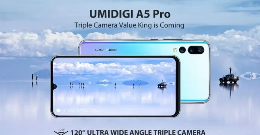 Pigiau už „Xiaomi”:„UMIDIGI A5 Pro” - vos 89 eurus kainuojantis 3 kamerų monstras
