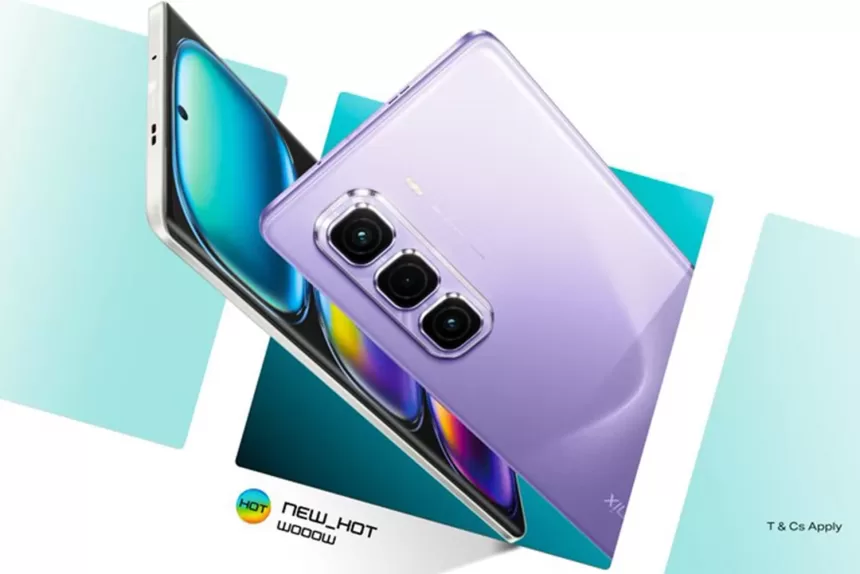 Sparčiai auganti Kinijos bendrovė pristato dar vieną naujieną: debiutavo itin plonu korpusu išsiskiriantis „Infinix Hot 50 Pro+“ modelis su AMOLED ekranu