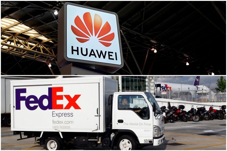 Siuntų bendrovė „FedEx” atsisakė gabenti „Huawei” telefoną