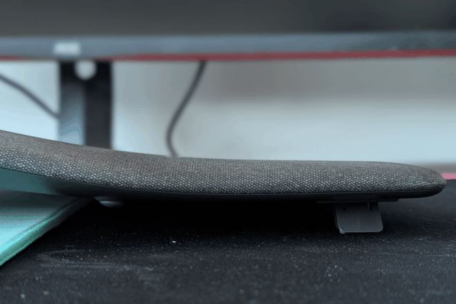 „Logitech Ergo K860“ klaviatūra. Luko Snarskio nuotr.