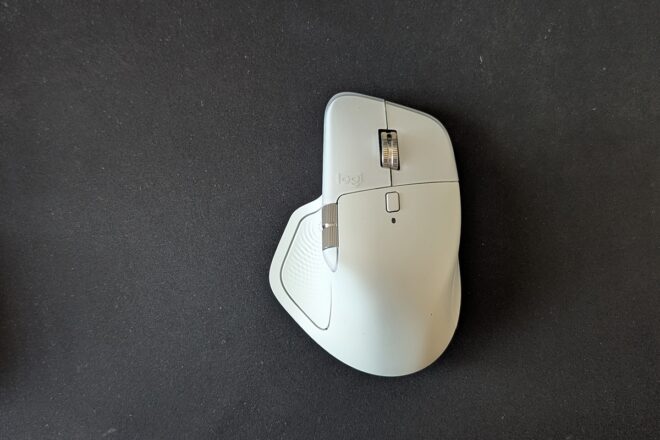„Logitech MX Master 4“ belaidė pelė. Luko Snarskio nuotr.