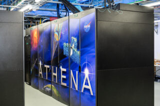 „NASA Athena“ superkompiuteris. NASA nuotr.