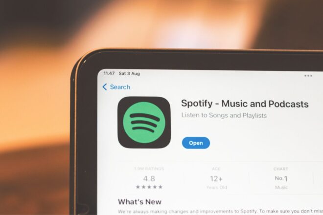 „Spotify“ programėlė. Pexels nuotr.