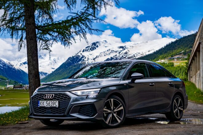„Audi“ automobilis. Unsplash nuotr.