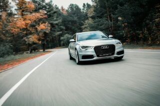 „Audi“ automobilis. Unsplash nuotr.