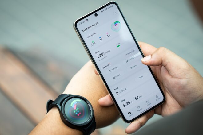 „Samsung Health“. Unsplash nuotr.